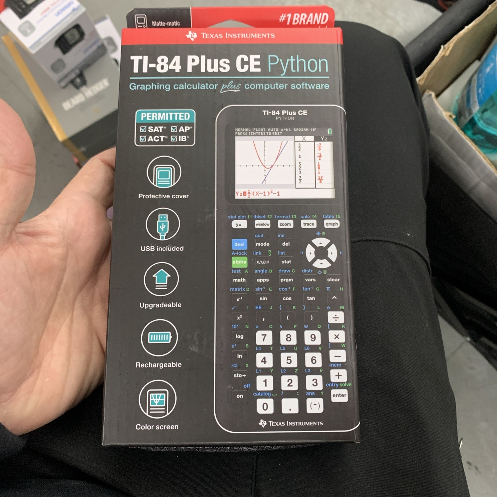 Texas Instruments TI-84 Plus CE Python Graphing Calculator Black Brand New