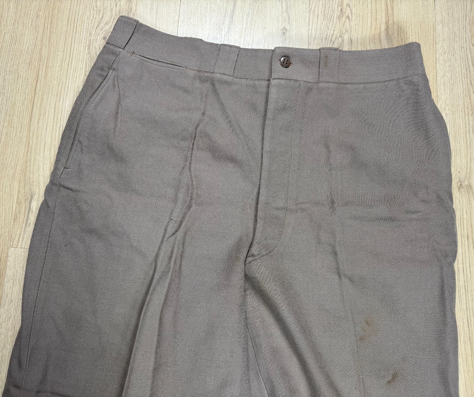 Vintage WW2 era US Army Wool Pink Officer Trousers Pants Military Uniform NAMED