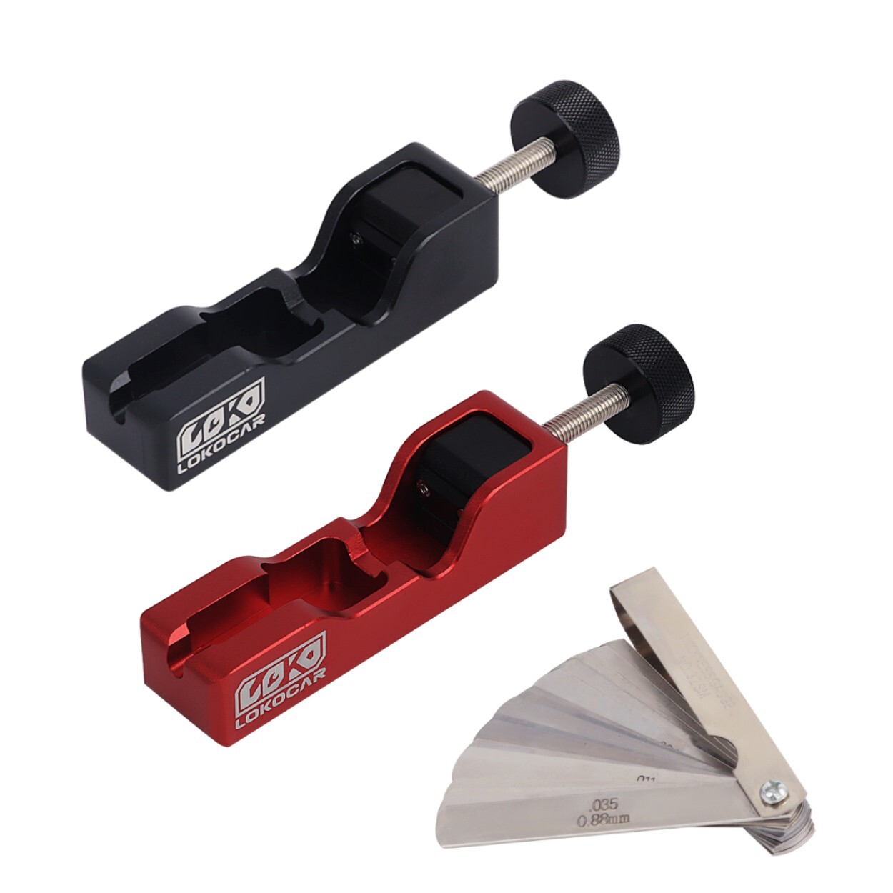 Universal Spark Plug Gap Tool 32 Blades Metric Feeler Gauge Gap Filler Measuring