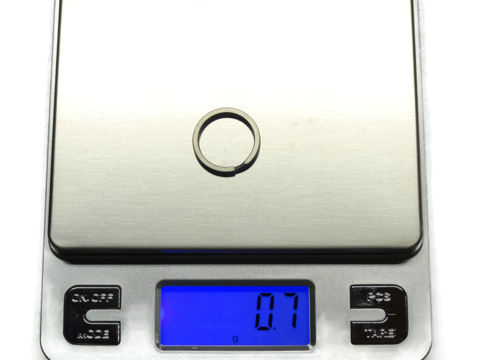 Titanium Key Ring 5 Pack 18mm / 3/4" Ti Split Ring EDC Matte Finish USA SELLER