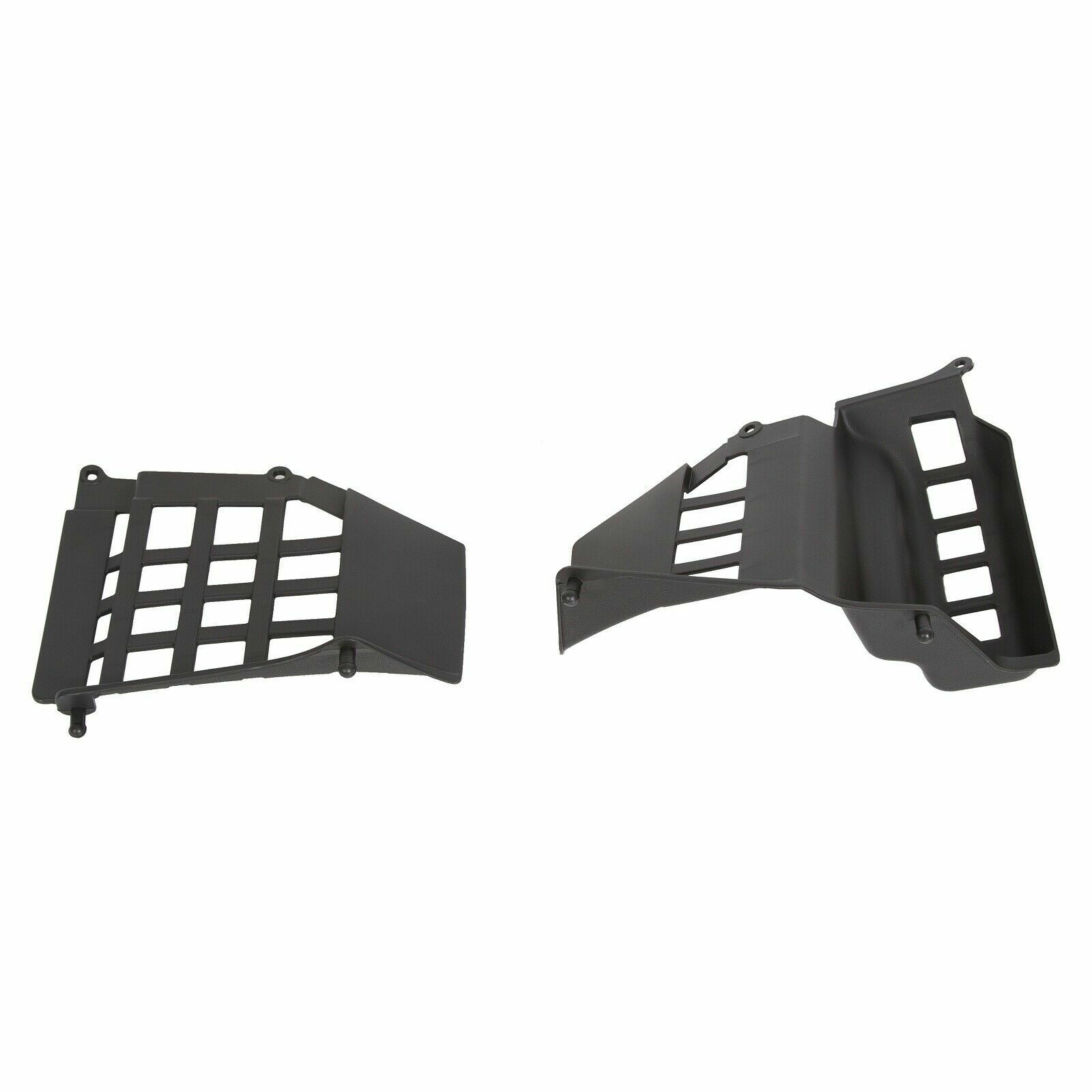 Black Heel Guards Footrest For 1987-2006 Yamaha Banshee LH+RH Nerf Bars