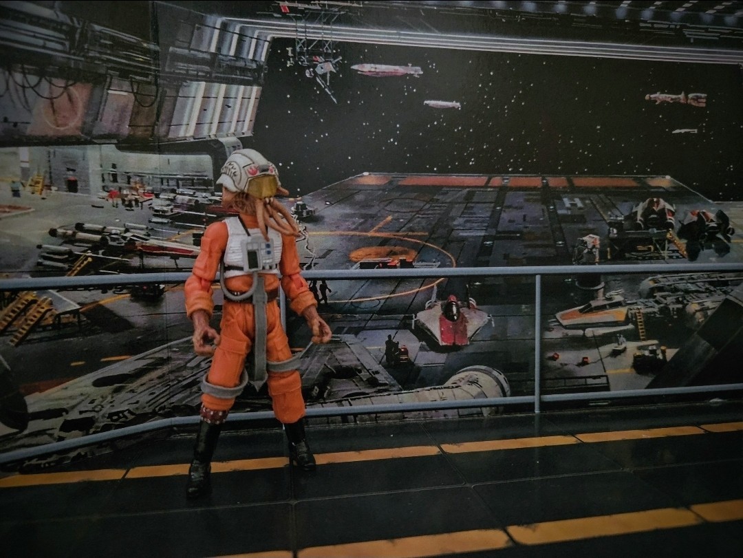 Hangar Bay Backdrop Display 2 Pack Star Wars Hasbro Kenner Ships Free