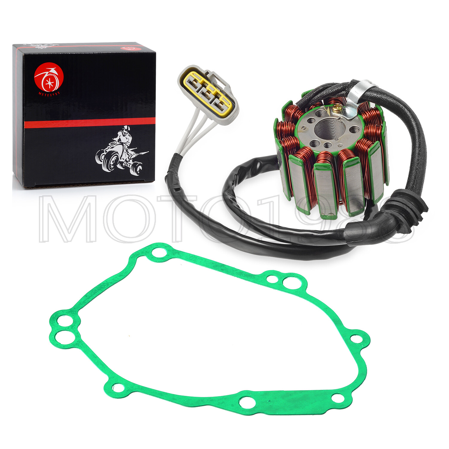 For YAMAHA R1 Limited Edition 2006 Magneto Stator Flywheel Rotor W/ Cover GASKET