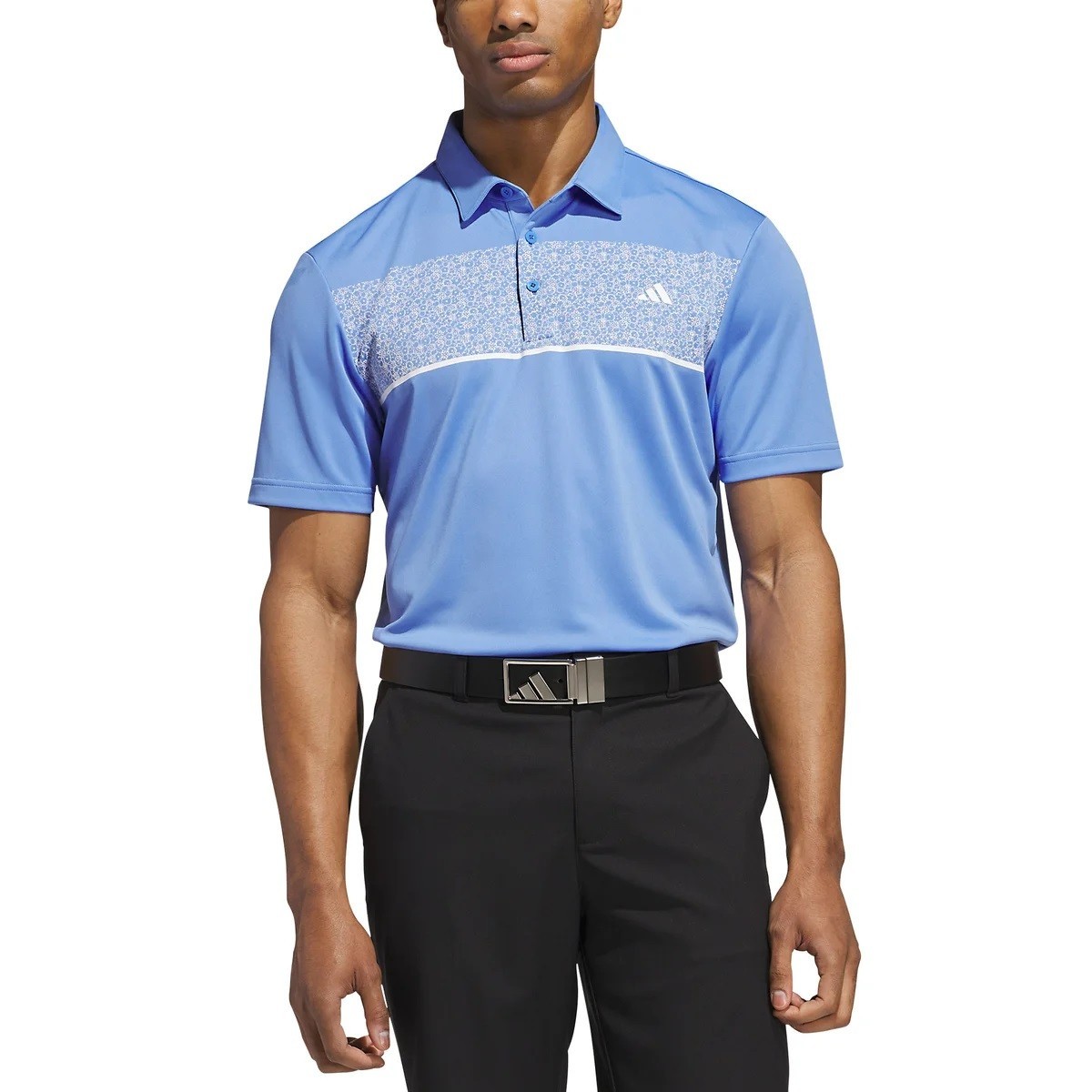 Adidas Men's Golf Performance Soft Polo Shirt Blue, Size Large (New)