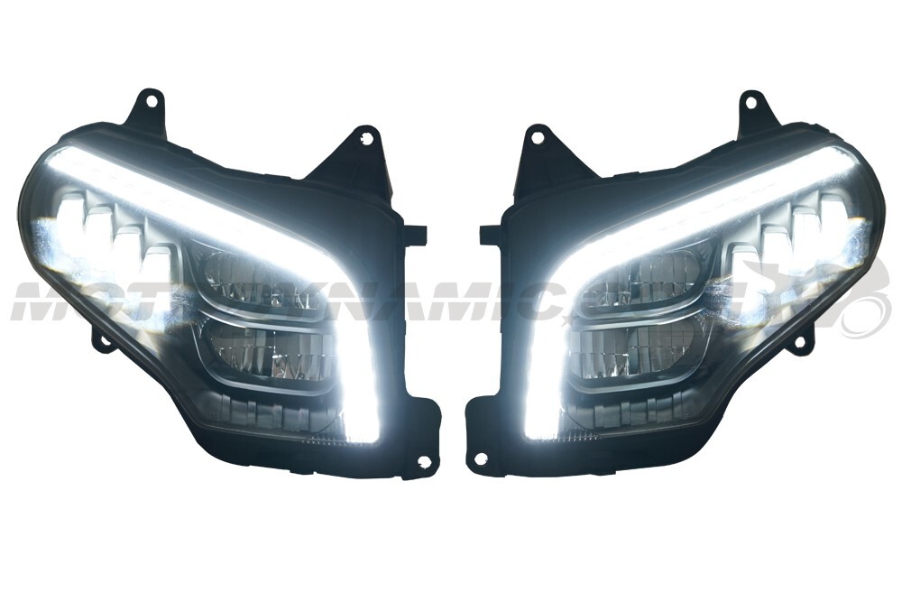 Full LED Projector Head Light + DRL Switchback Signals For Honda Gold Wing 01-17