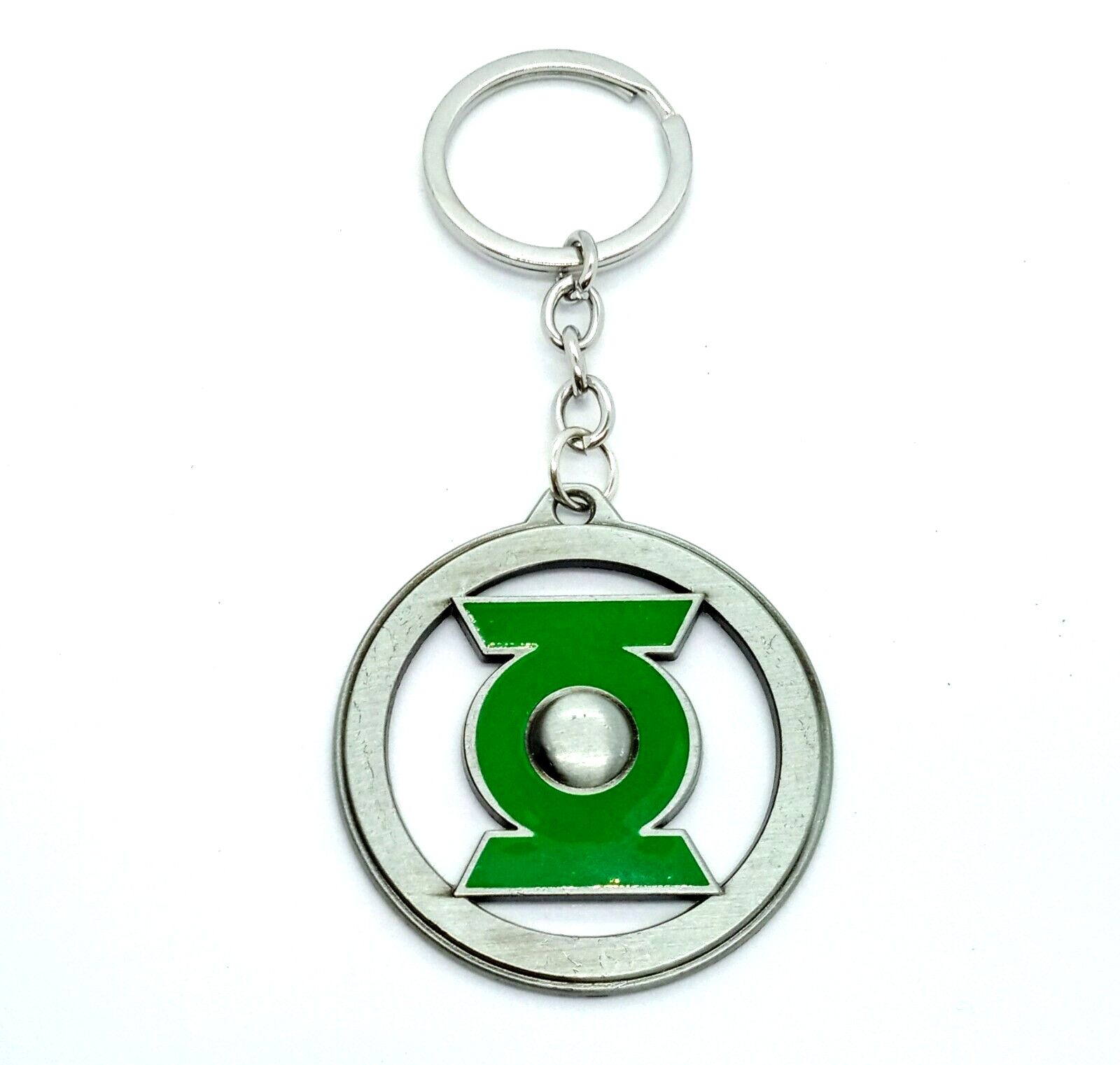 GREEN LANTERN KEYCHAIN Superhero Logo DC Comics &Movie Pendant Key Chain/Keyring