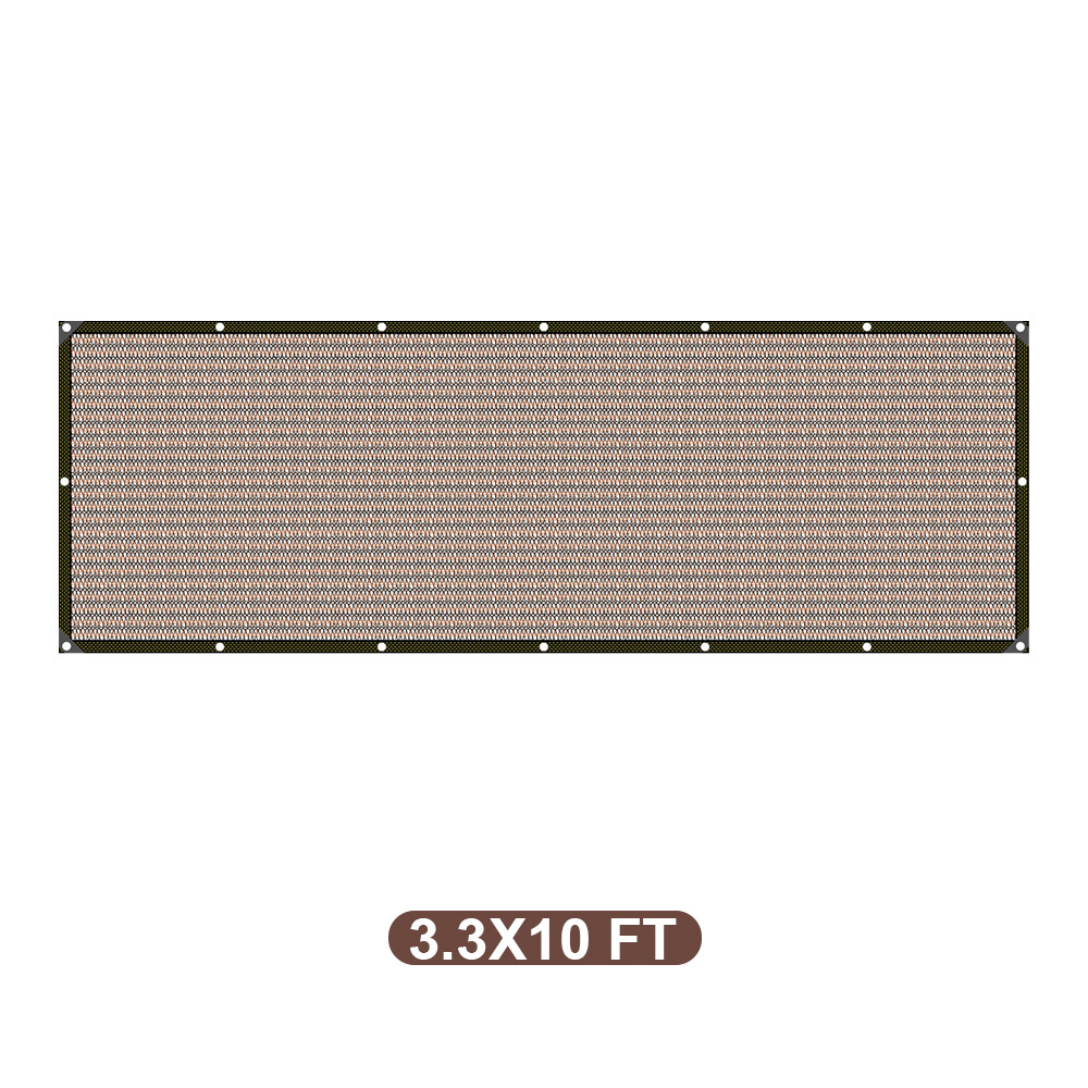 90% Sun Shade Cloth Privacy Screen with Grommets for Patio