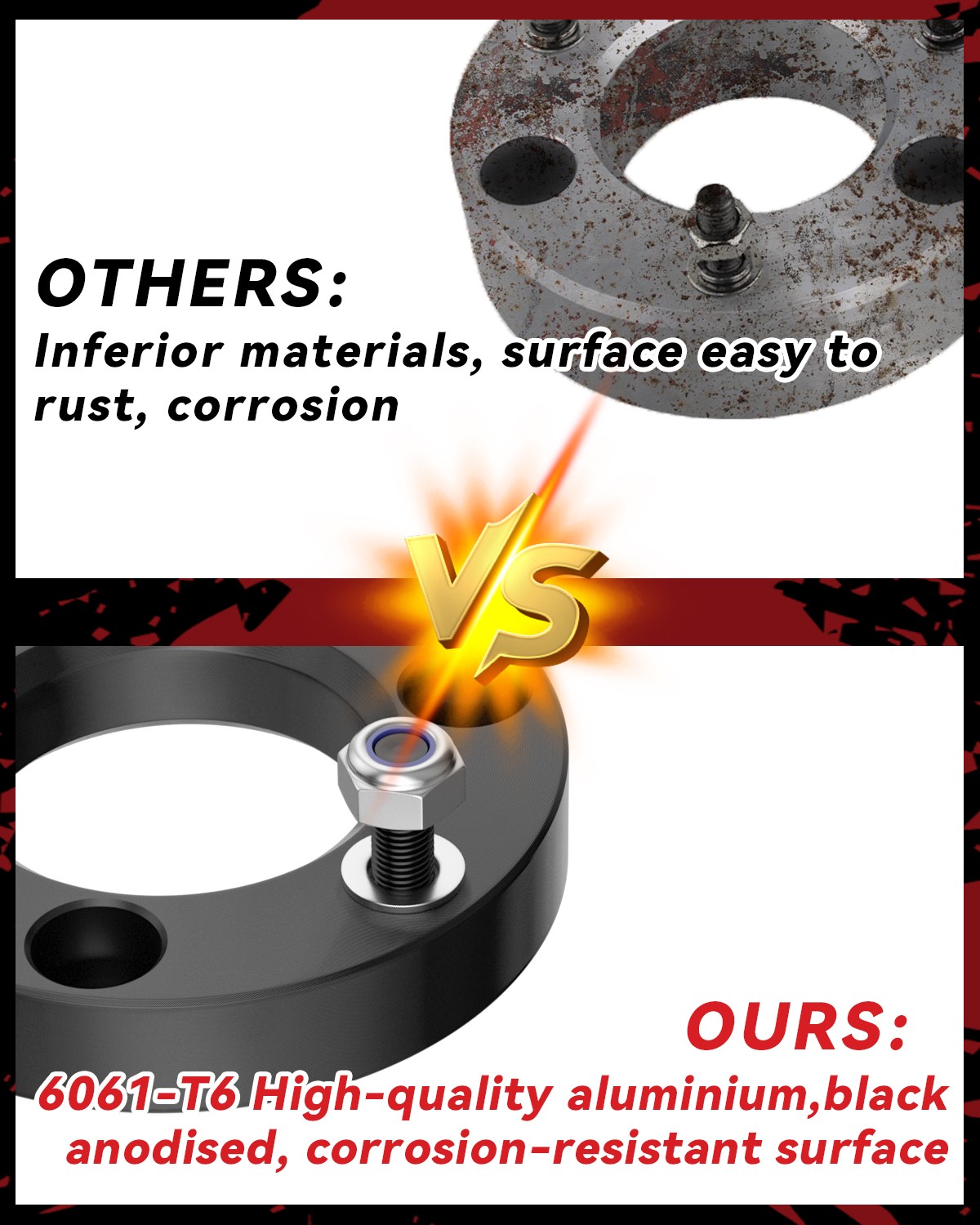 1.5/2/2.5/3 inch Front Leveling Lift Kit for 2004-2024 Ford F150 2WD 4WD