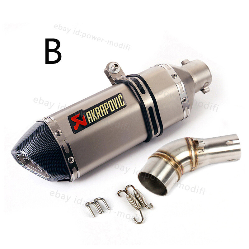 51MM For Yamaha YZF-R3 R25 MT-03 2016-2025 Steel Exhaust Muffler Mid Link Pipe