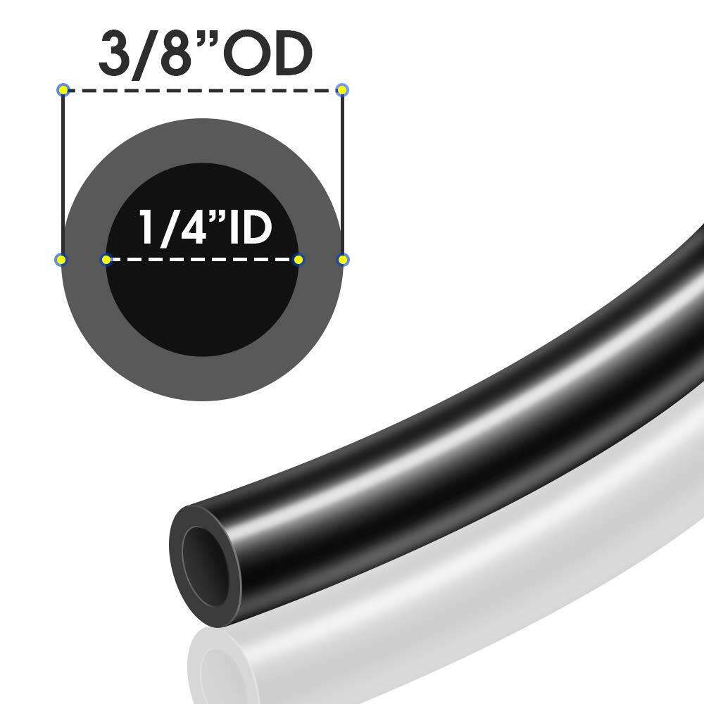 100 FT 3/8" OD DOT Approved Nylon Air Line Brake Hose For Air Suspension Horns