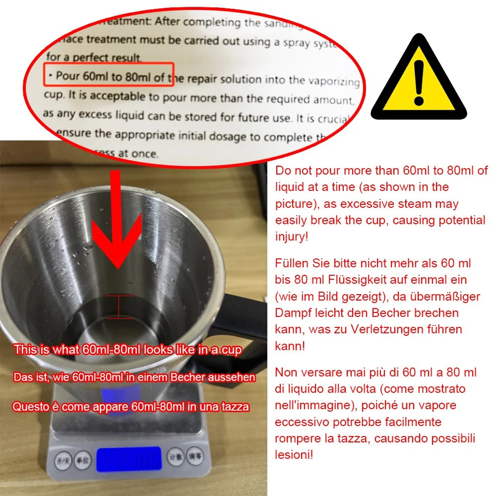 Headlight Restoration Kit 300g Liquid Polymer Repair Polish Tool Set for Cars US