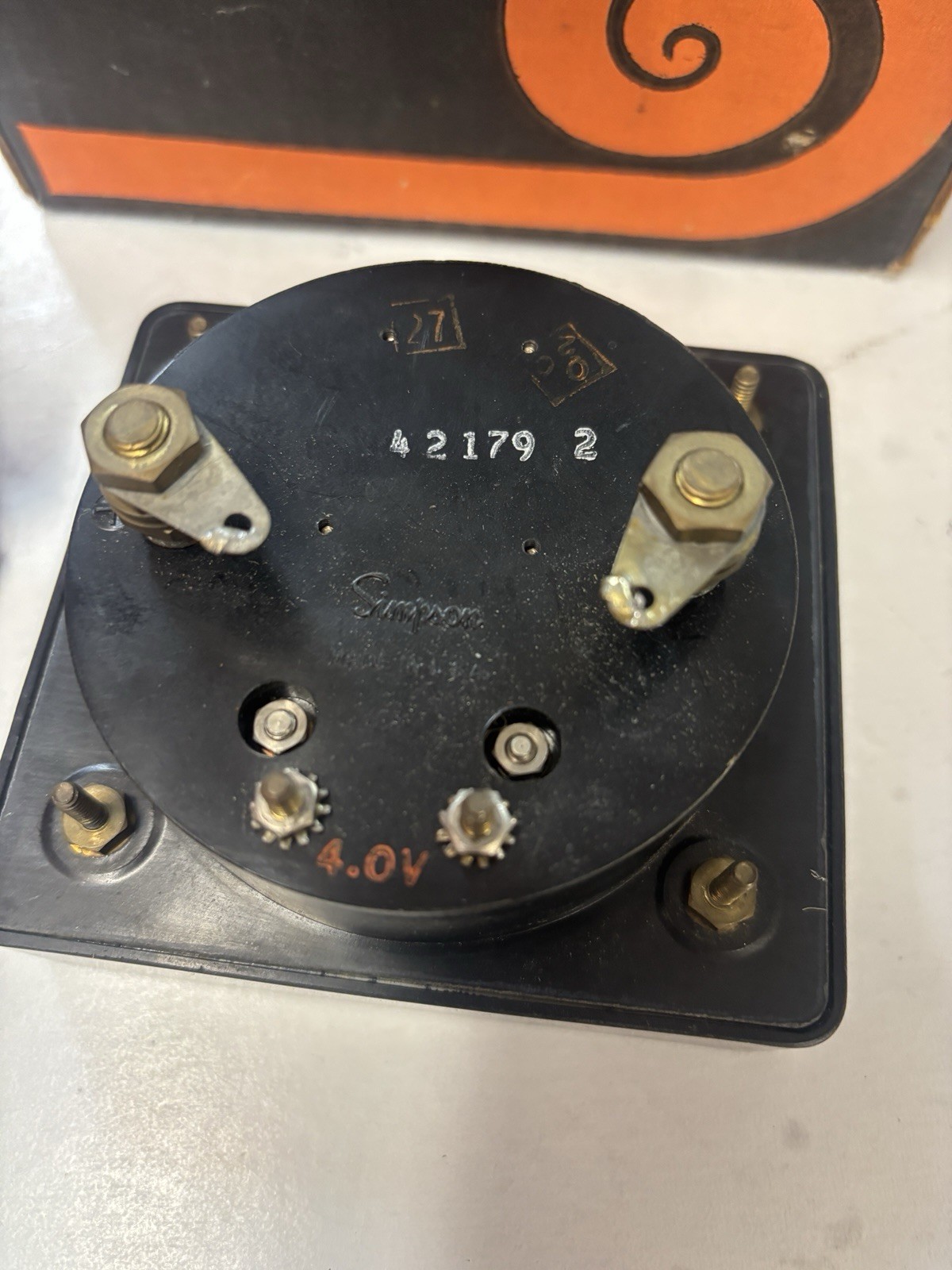 vintage Simpson VU meter SK525-1080 - tested and Works !