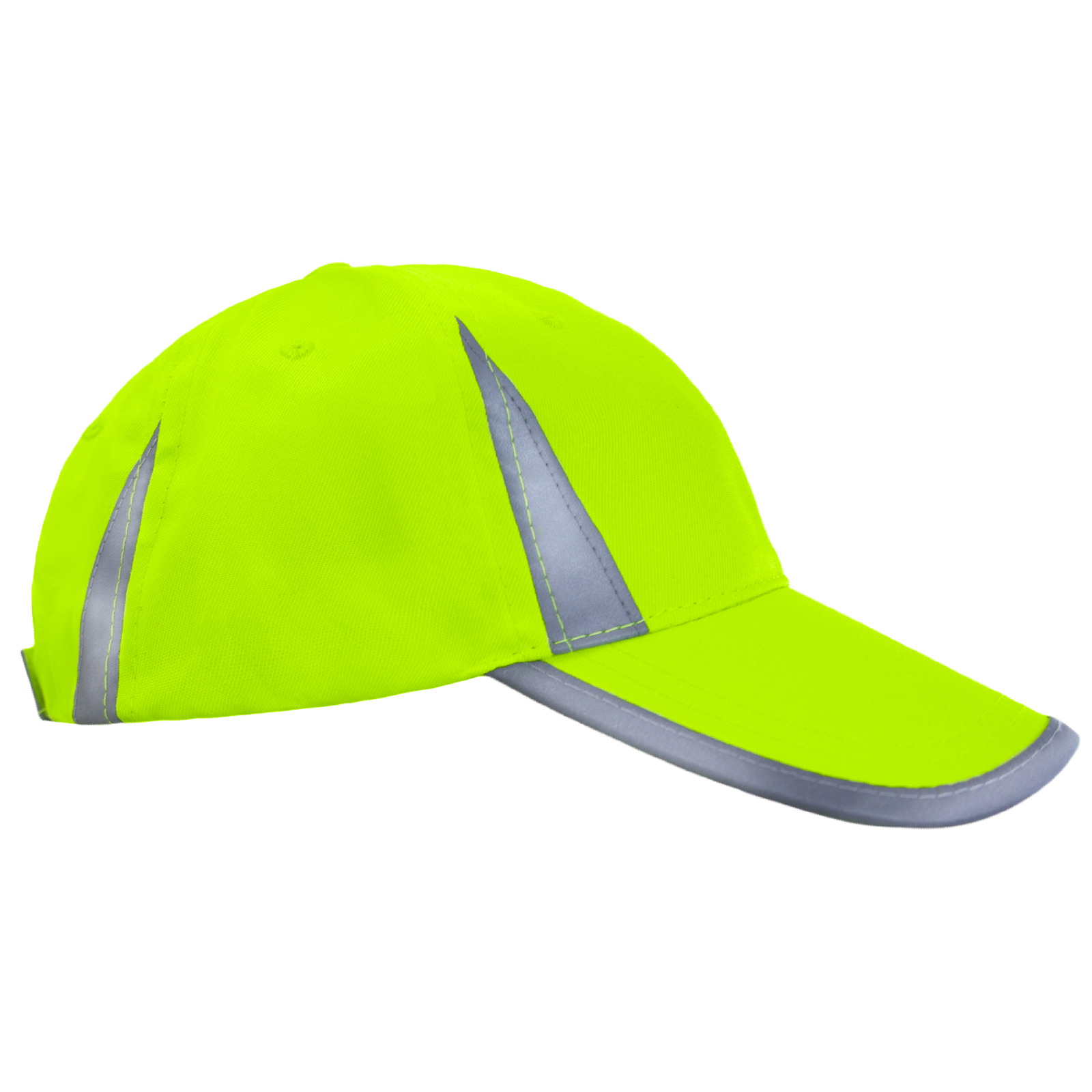 HI-VIS LIME REFLECTIVE HAT BASEBALL CAP SAFETY NEW LIME ORANGE BLACK JORESTECH