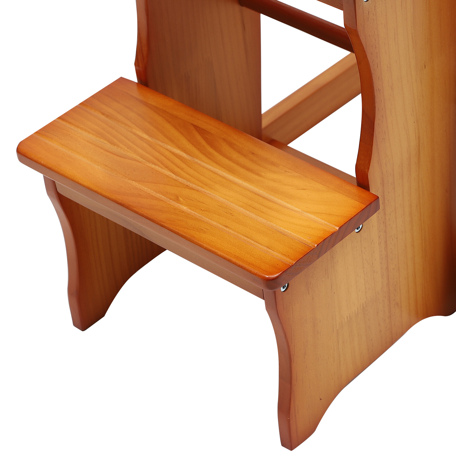 3-Step Folding Library Ladder Chair, Portable Multifunctional Step Stool