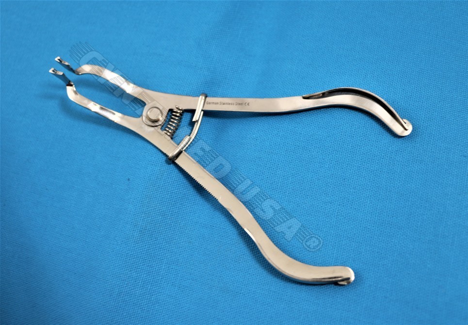 New German 3 IVORY LIGHT WEIGHT Rubber Dam Clamp Forceps Dental InstrumentS