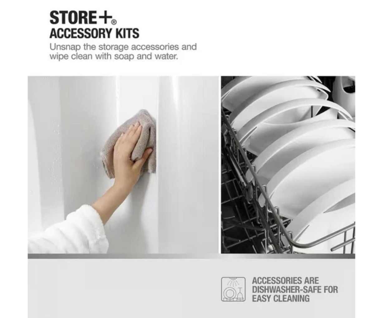 STERLING STORE+ 88038700-0 Family 12-Piece Shelf Accessory Kit