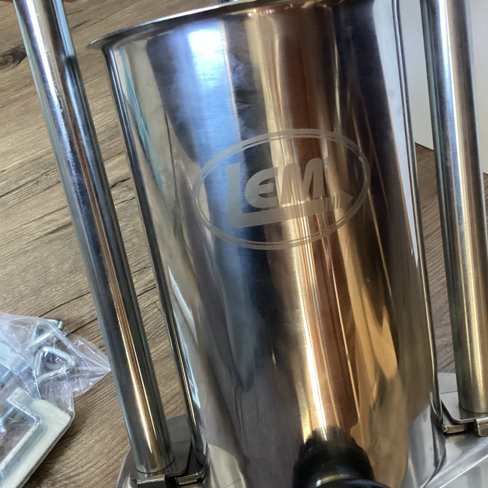 LEM Products 5lb Stainless Steel Vertical Sausage Stuffer