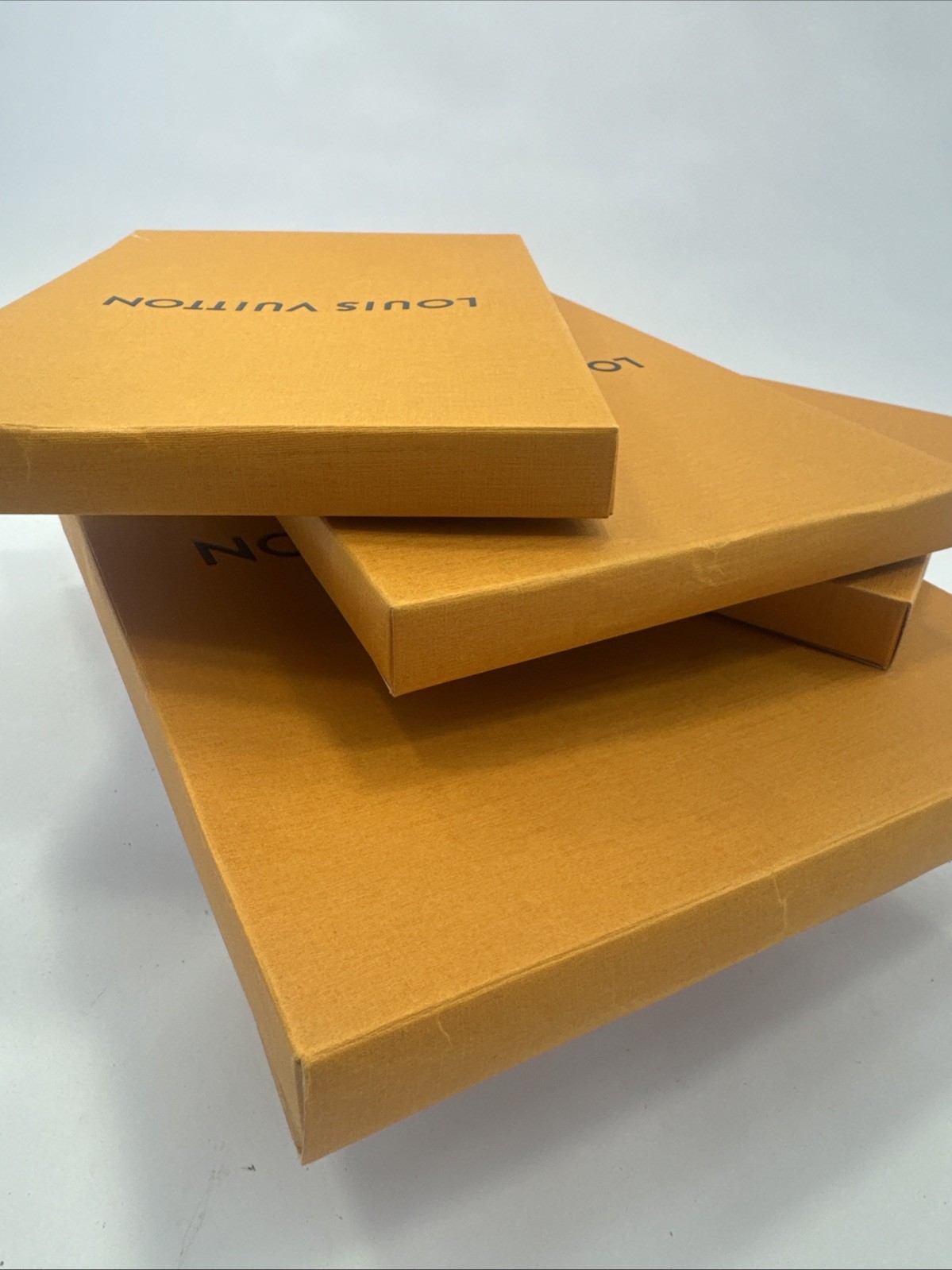 Lot Authentic LOUIS VUITTON Set Of Empty Boxes Set Of 4 See Photos