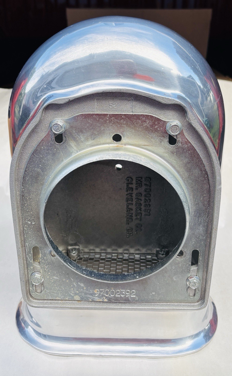 Vintage Mr. Gasket Street Scoop Single 4-BBL Carburetor Blower, Gasser, Hot Rod