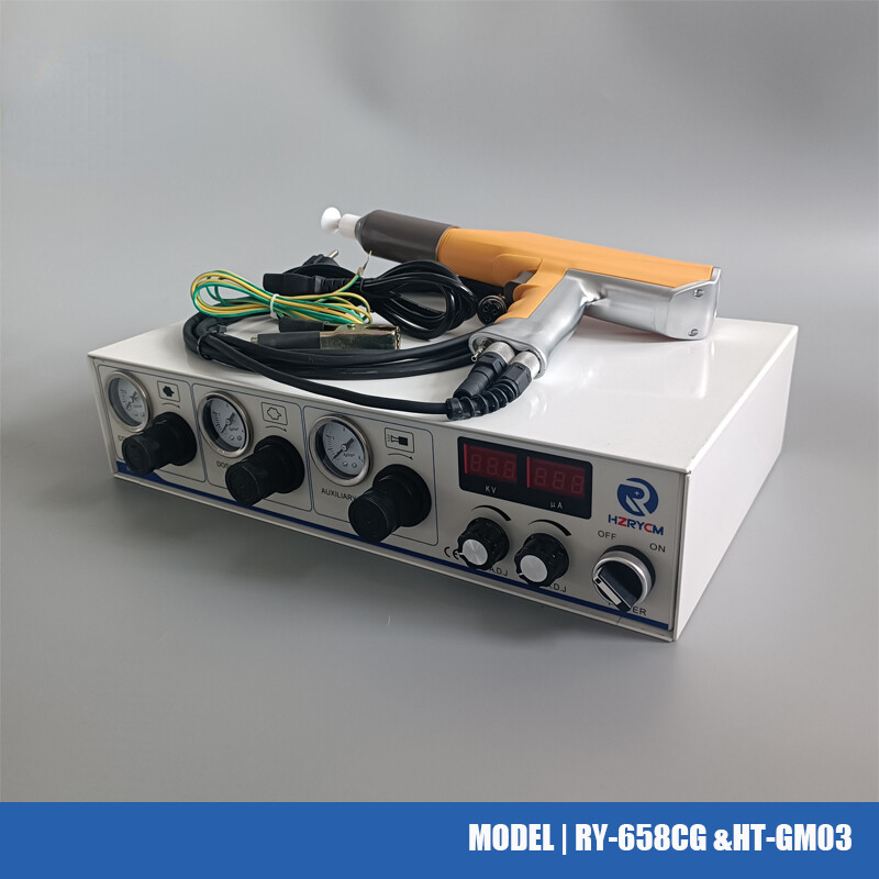 GM02 Powder Coating Gun Kit And Electrostatic Powder Coating Machine