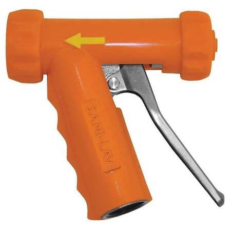 Sani-Lav N1a Pistol Grip Spray Nozzle, 3/4 In Female, 150 Psi, 7 Gpm, Safety
