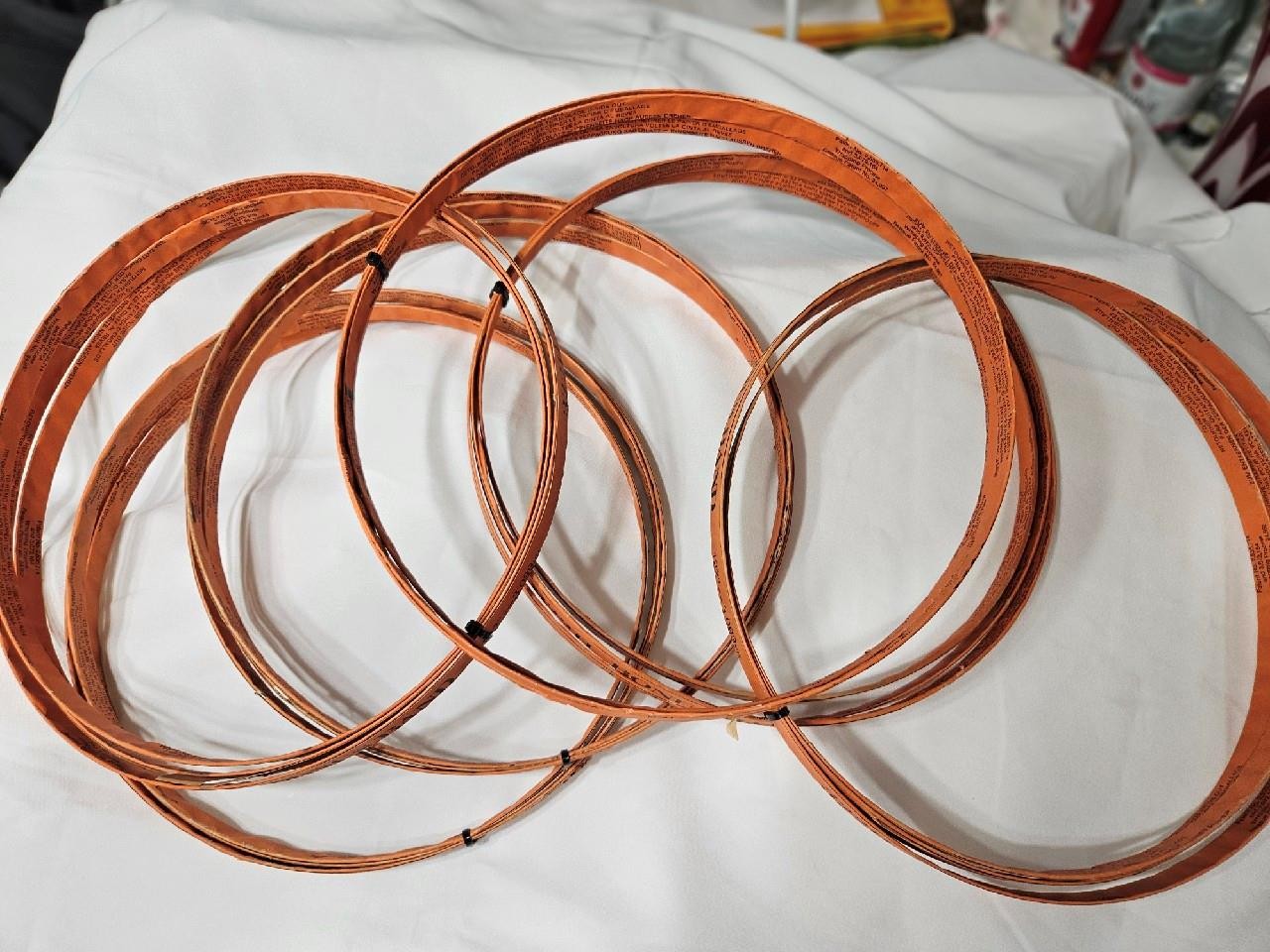 6 Pack - Meat Band Saw Blades 122 inch 4 TPI X 5/8 X .0239 USA Made