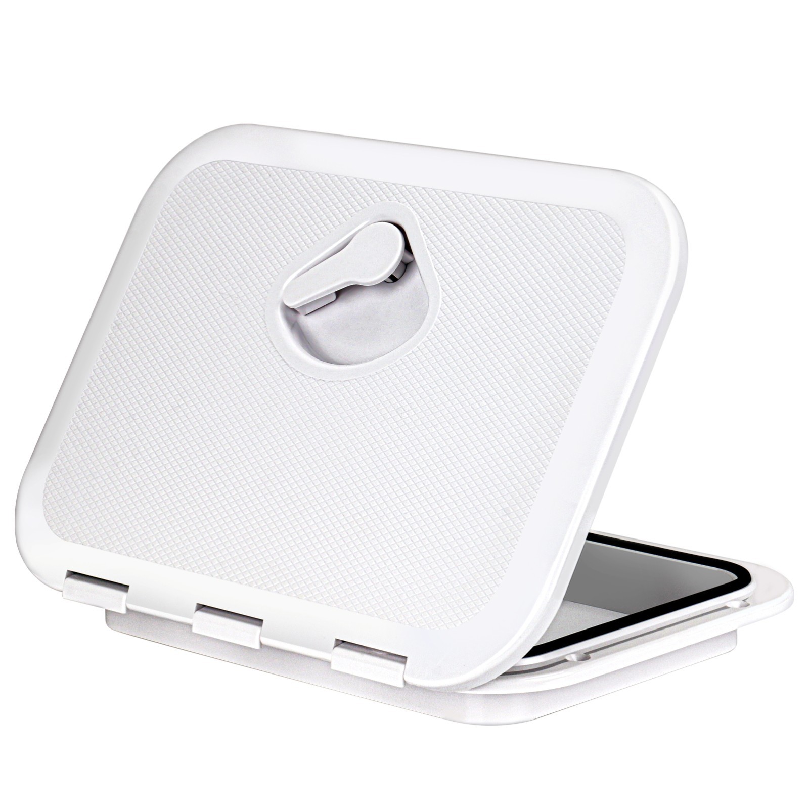 Marine Deck Access Hatch 15" White Rectangle Boat Hatch Lid Cover