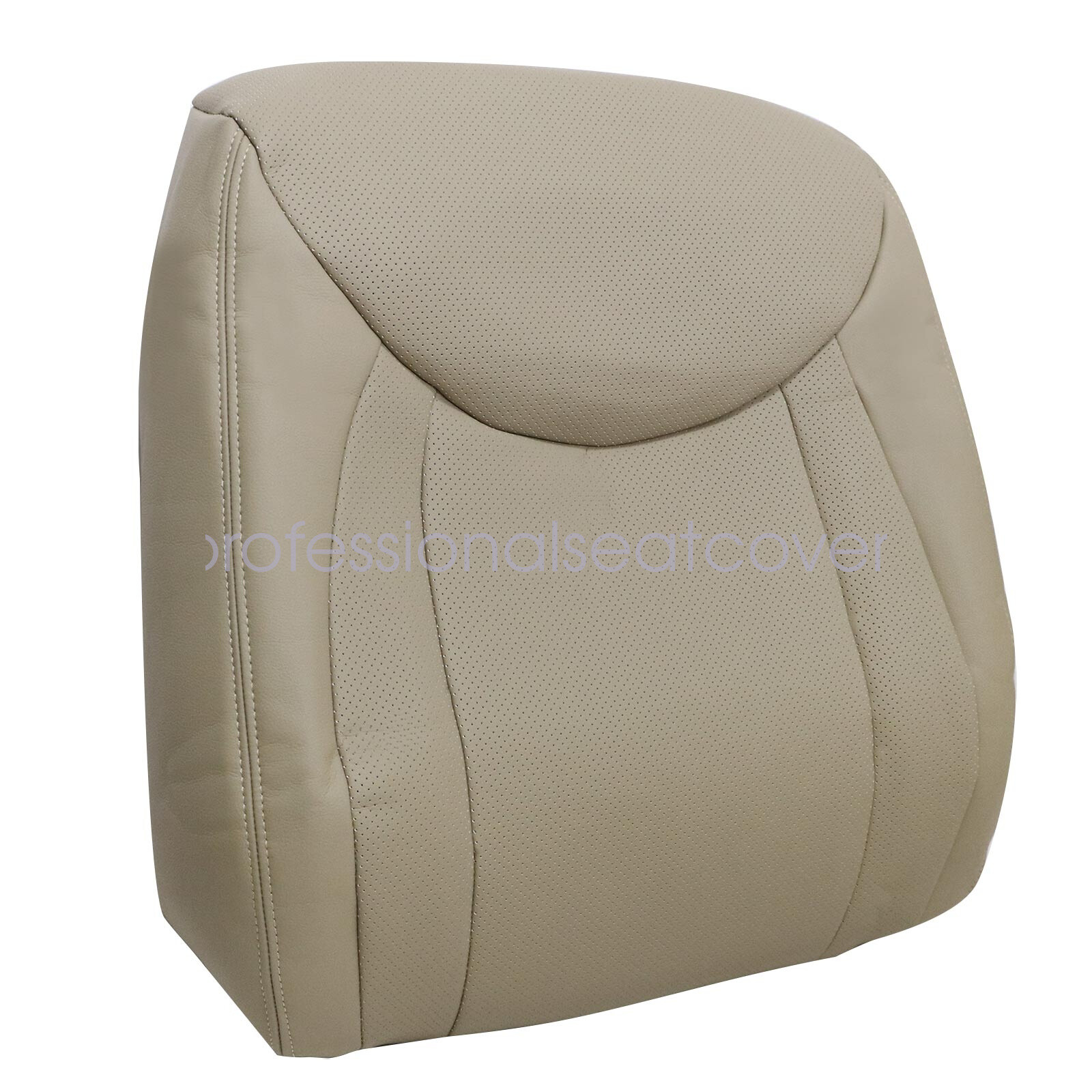 Driver & Passenger Leather Seat Cover Tan For 2001 to 2006 Lexus LS430