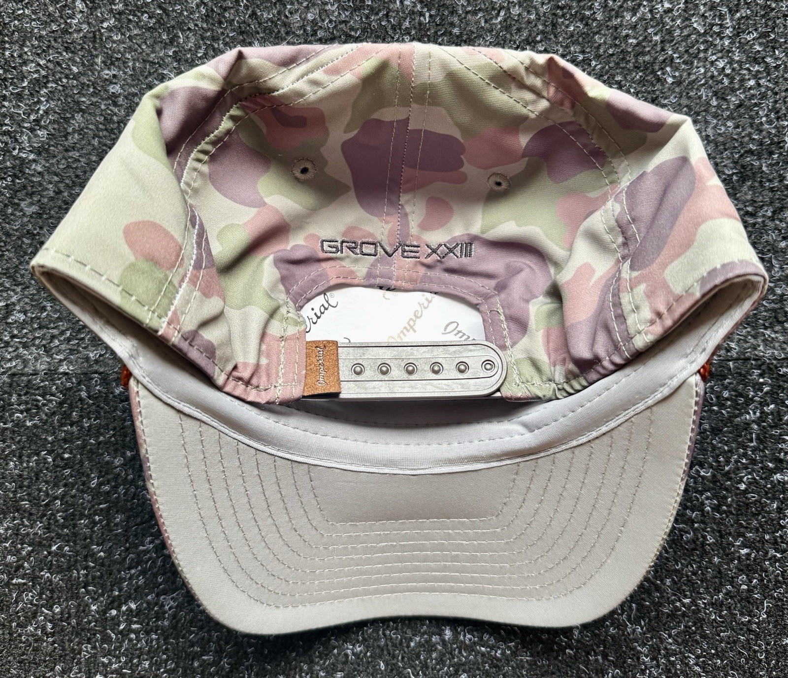Grove XXIII / Jordan / NEW / Camo Rope Snap Back Golf Hat