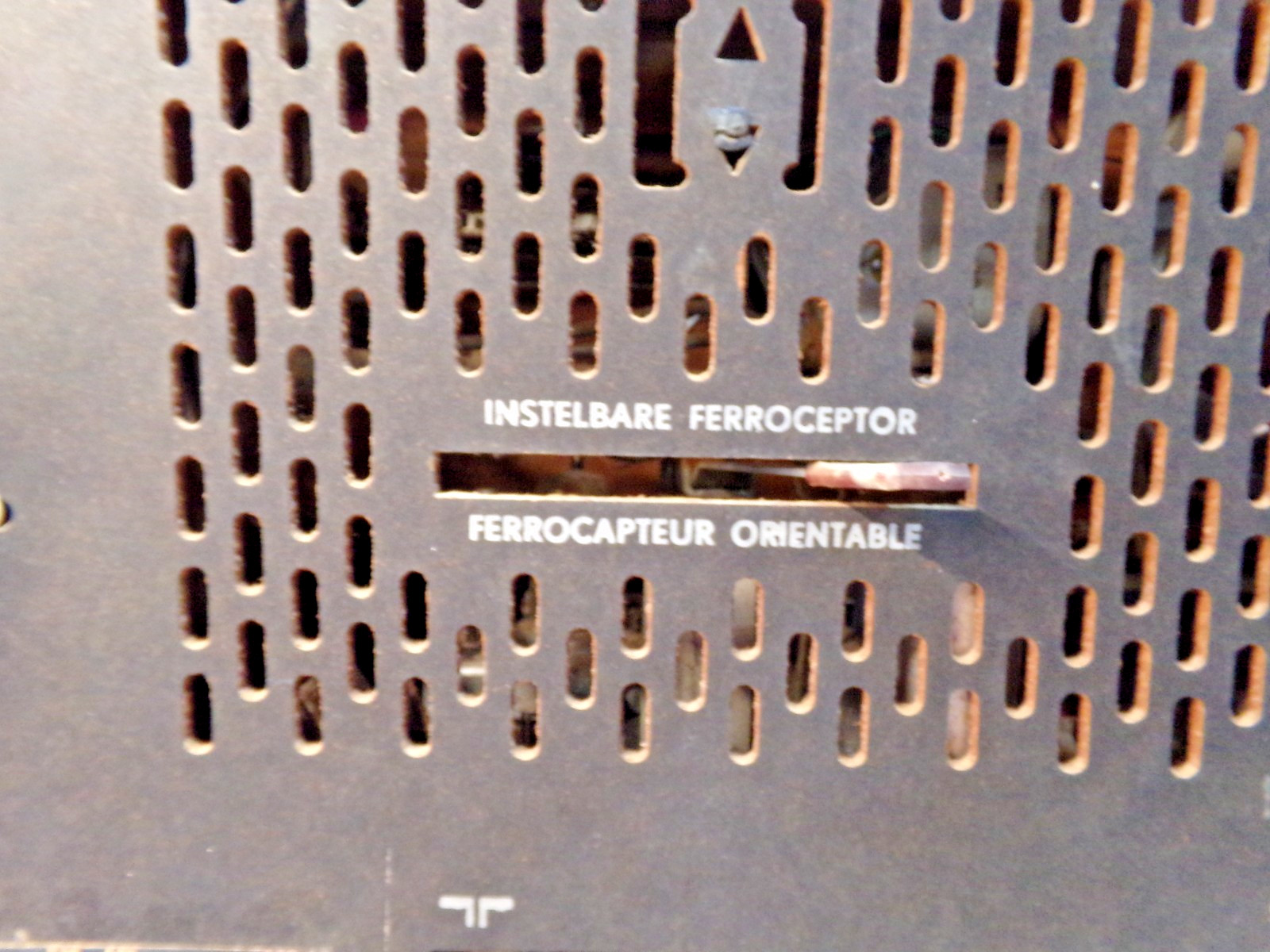 WORKS Norelco Radio Bi-Ampli Made in Holland B5X98A HUGE 21.25" x 13.25" x 8.5"