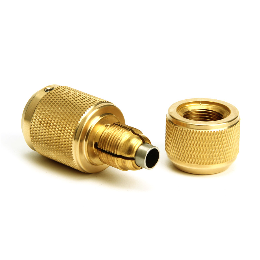 CNC Brass Tattoo Machine Grip Self Locking Grip For Tattoo Machine 25mm