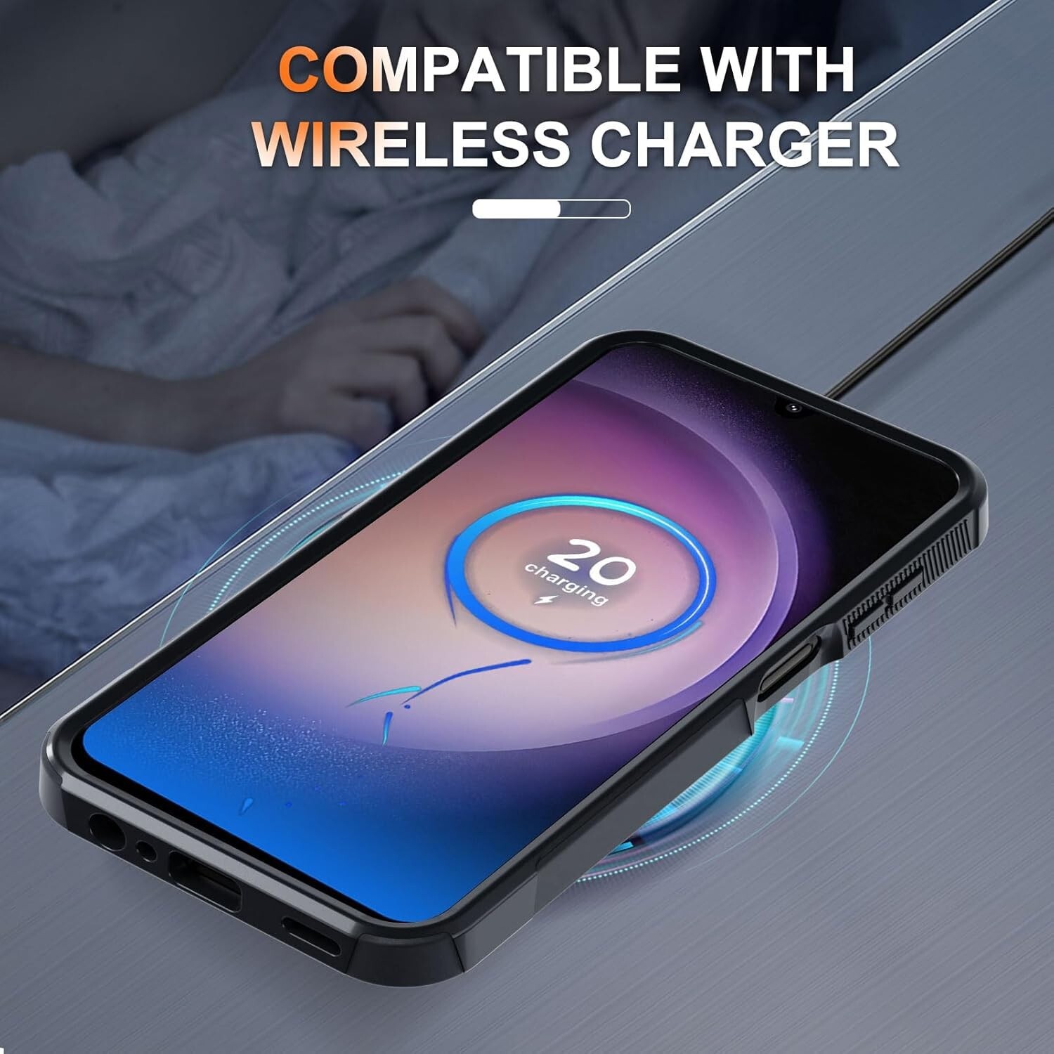 For Samsung Galaxy A17 5G Case Shockproof Phone Cover Heavy Duty +Tempered Glass