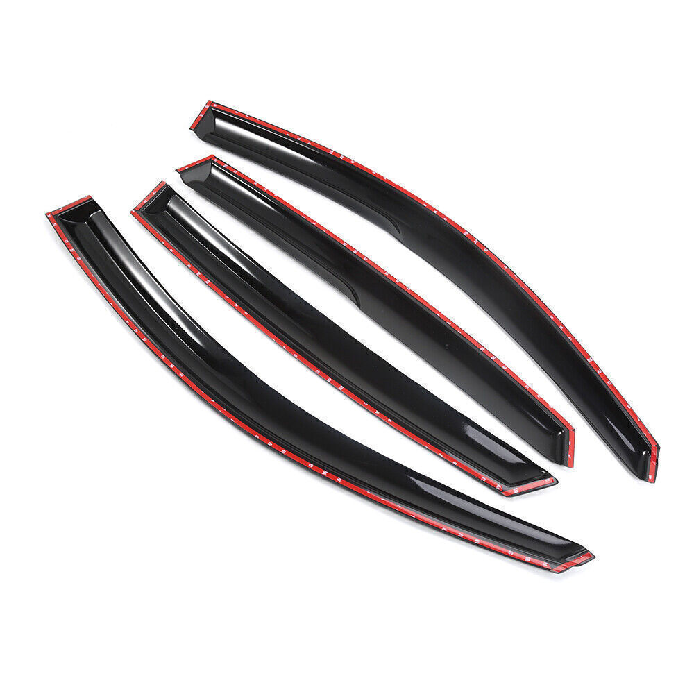 For 18-20 Honda Accord JDM Wavy Mugen Style Window Visors Rain Guards Vent Shade