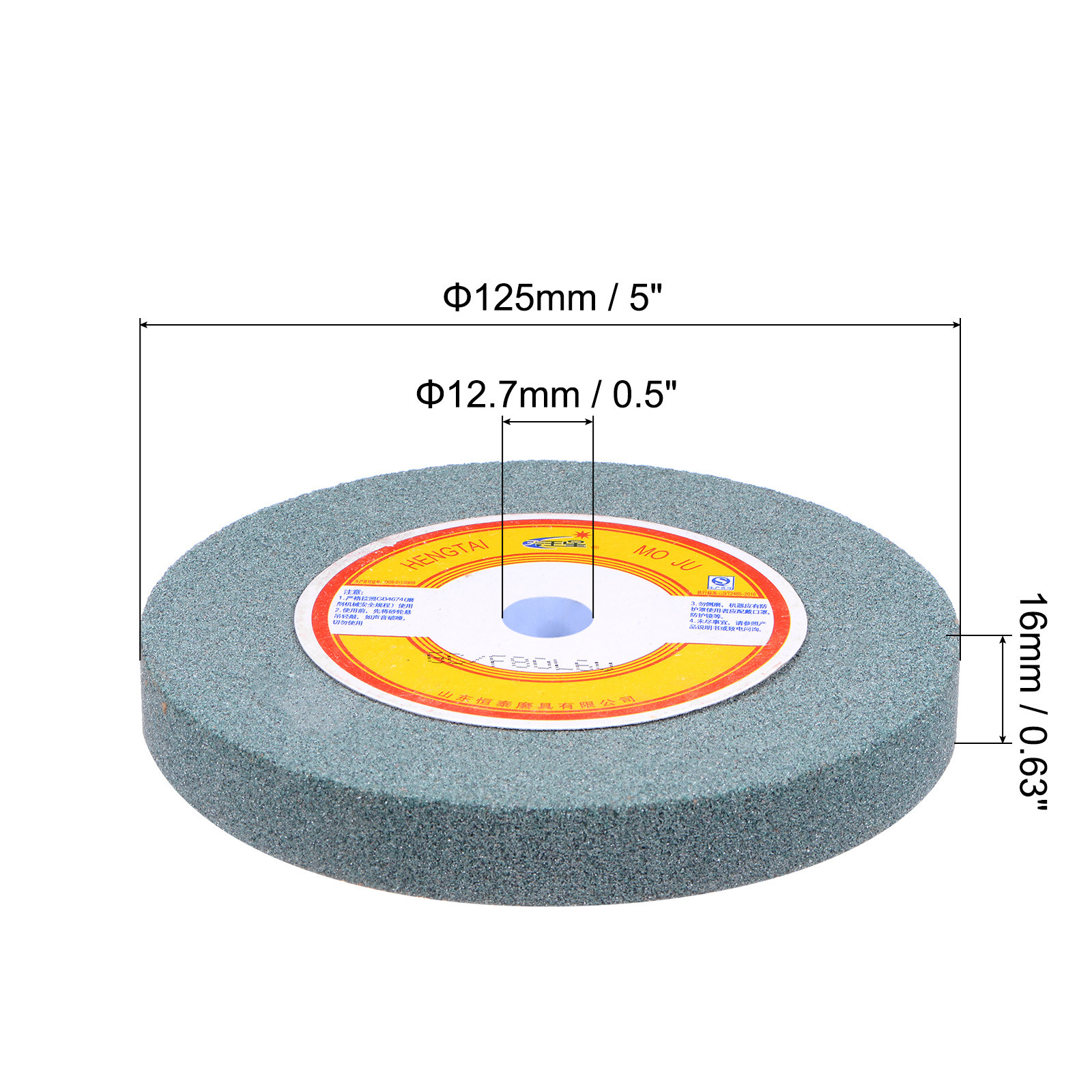 5-Inch Bench Grinding Wheels Silicon Carbide GC 80 Grits Grinding Tools