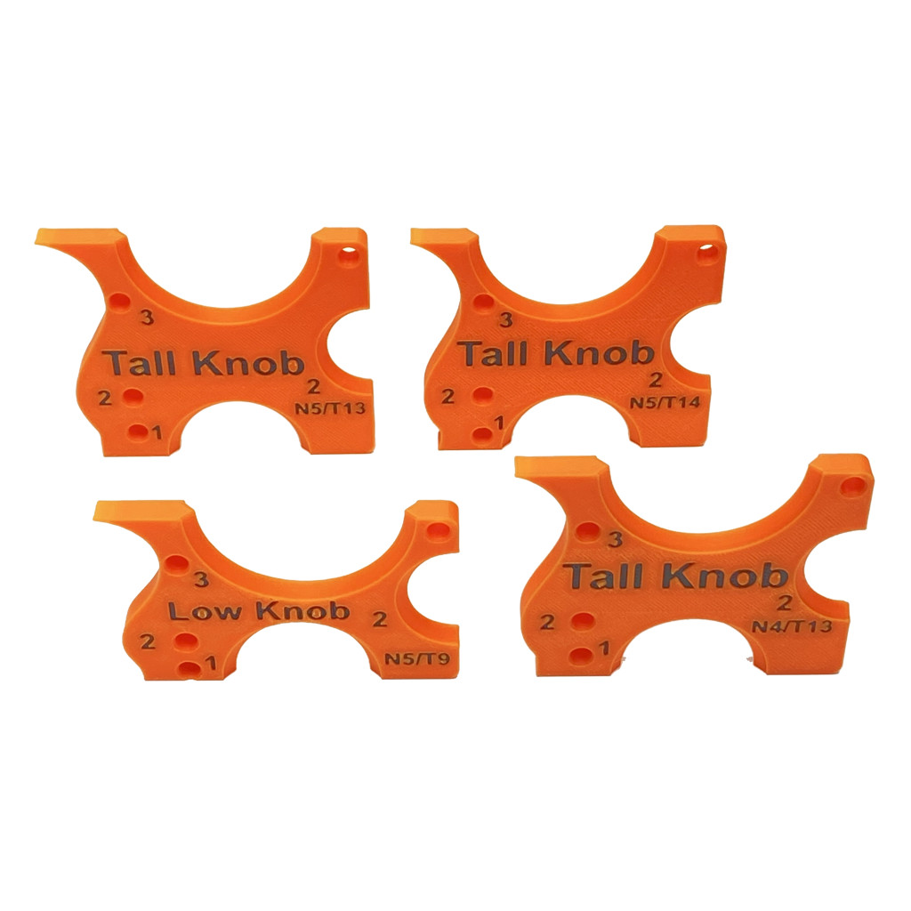 Stanley Hand Plane Knob Template 4-Piece Set