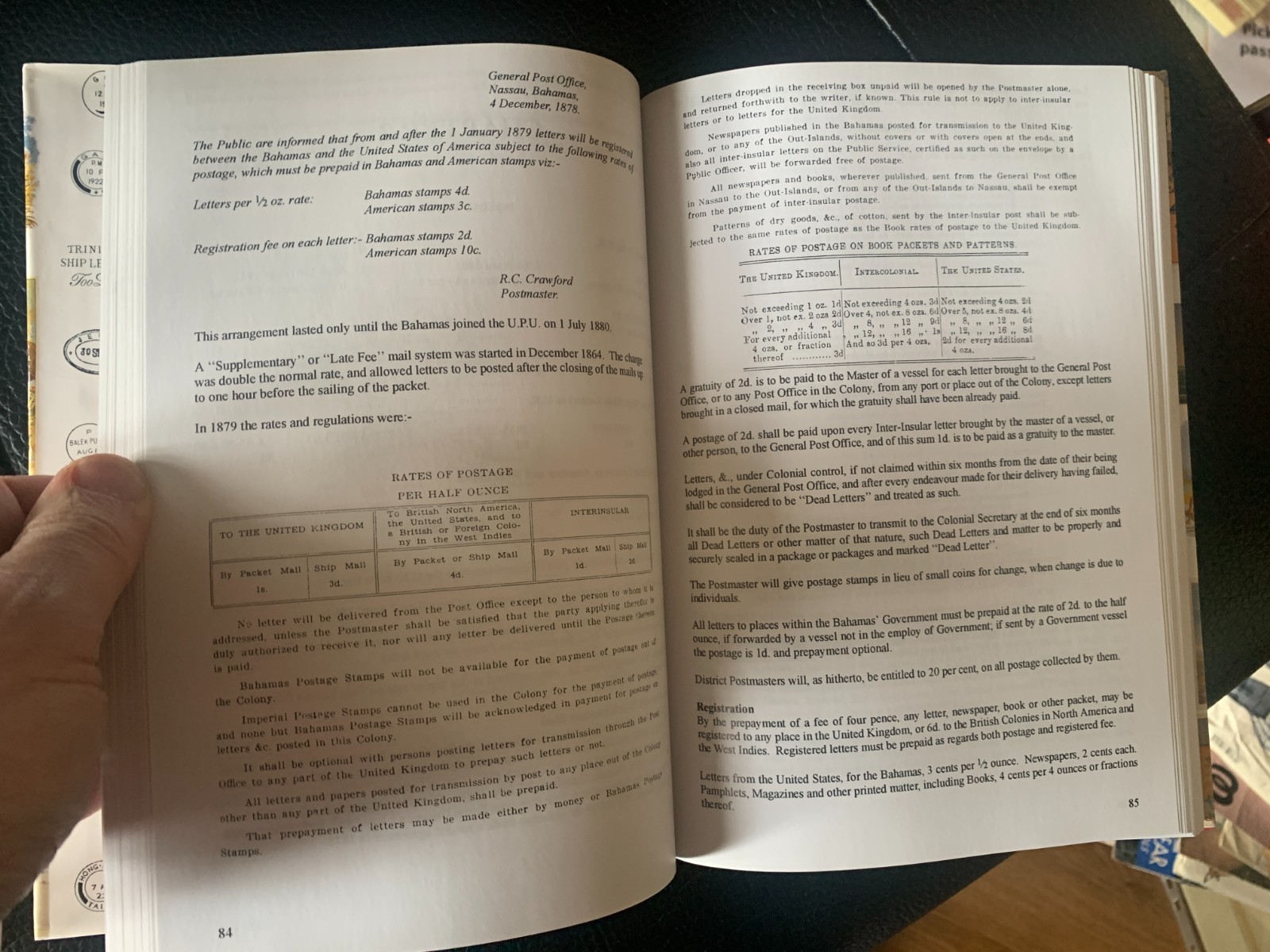 The Postal History of the Bahamas Edward B Proud philately Caribbean