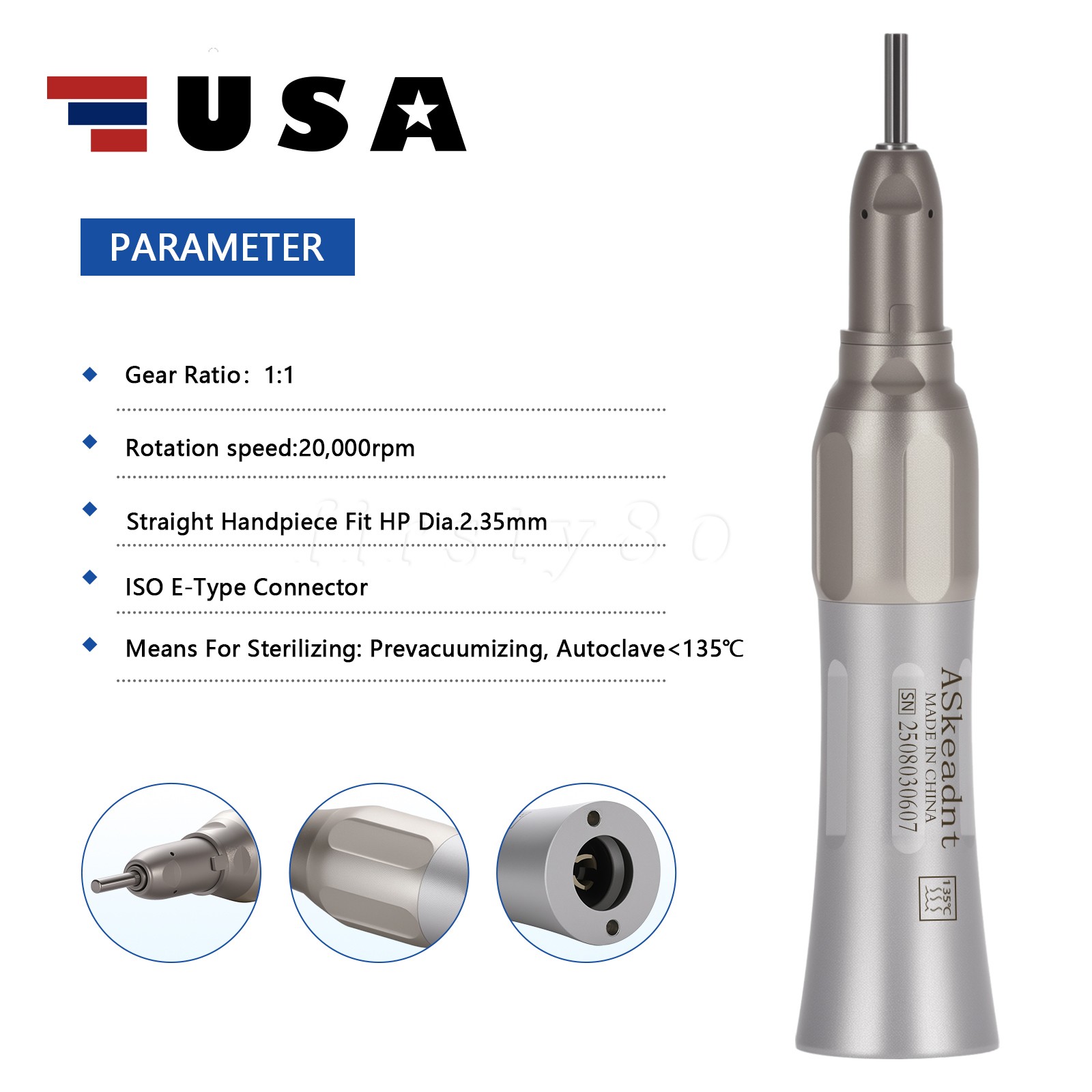 turbina LED pieza de mano alta baja velocidad 4/2HOLE High Low dental estilo NSK