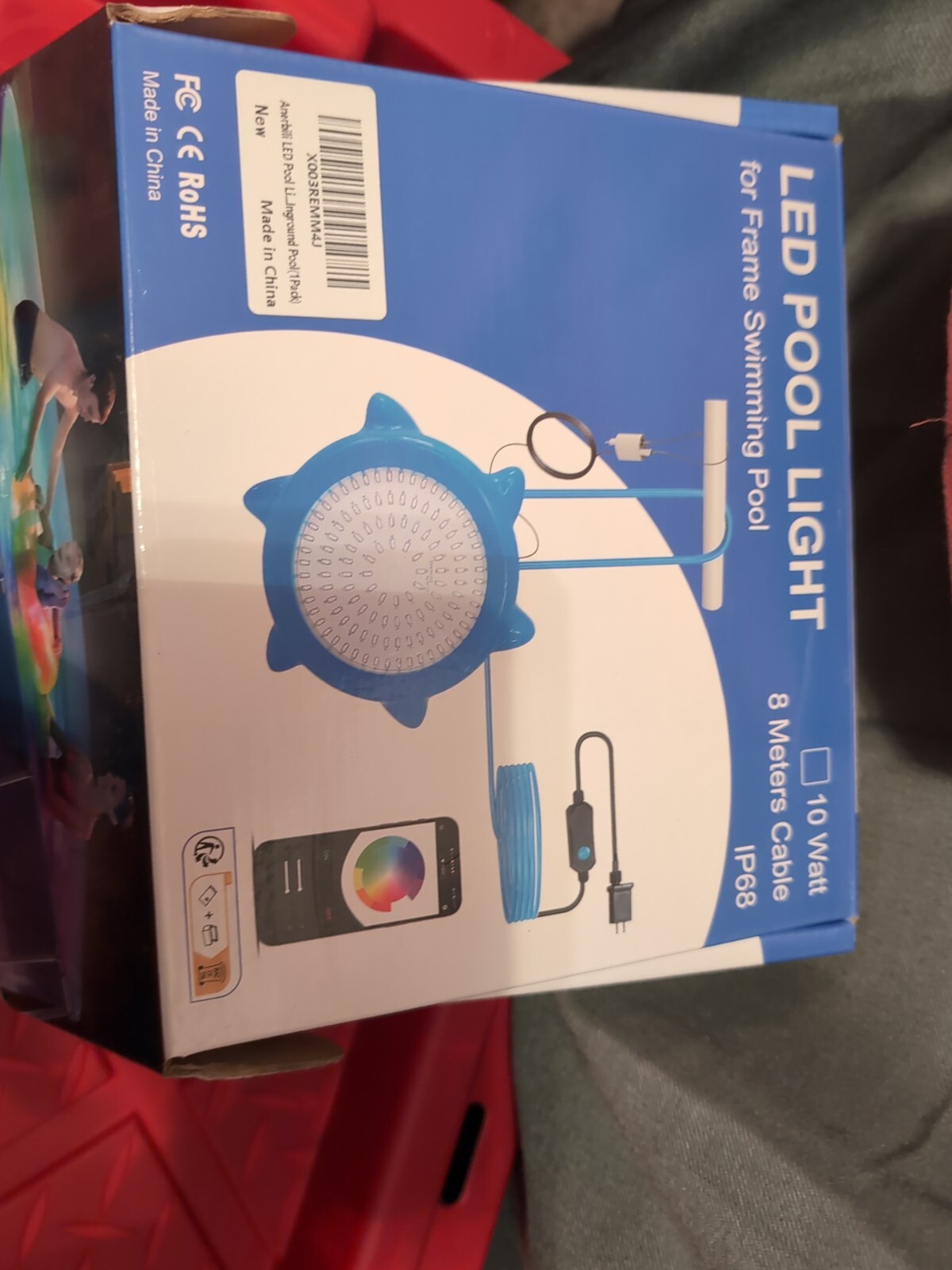 Anerbili LED Pool Light For Frame Swimming Pool Tested New