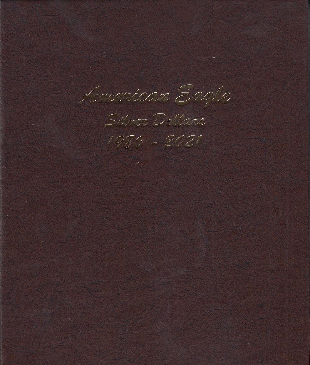 American Eagle Silver ASE Dollars Dansco Coin Album 1986-2021 New Model 7181