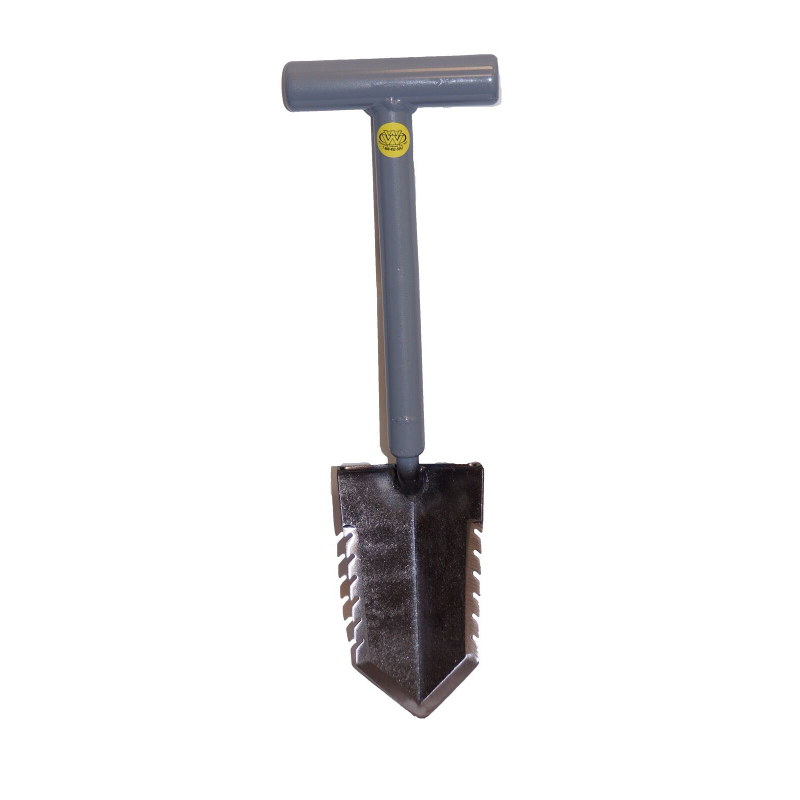 Lesche Mini Sampson 18" T-Handle Shovel with Double Serrated Blade