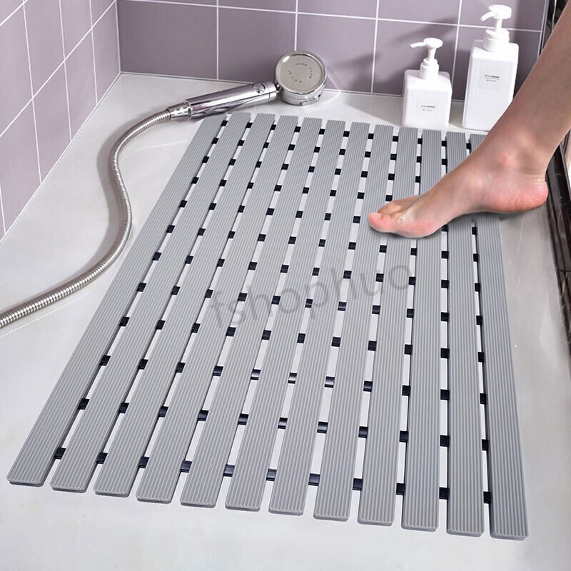Anti Slip Bathtub Shower Mat For Spa Bathroom Floor Mat Safety with Drain Hole