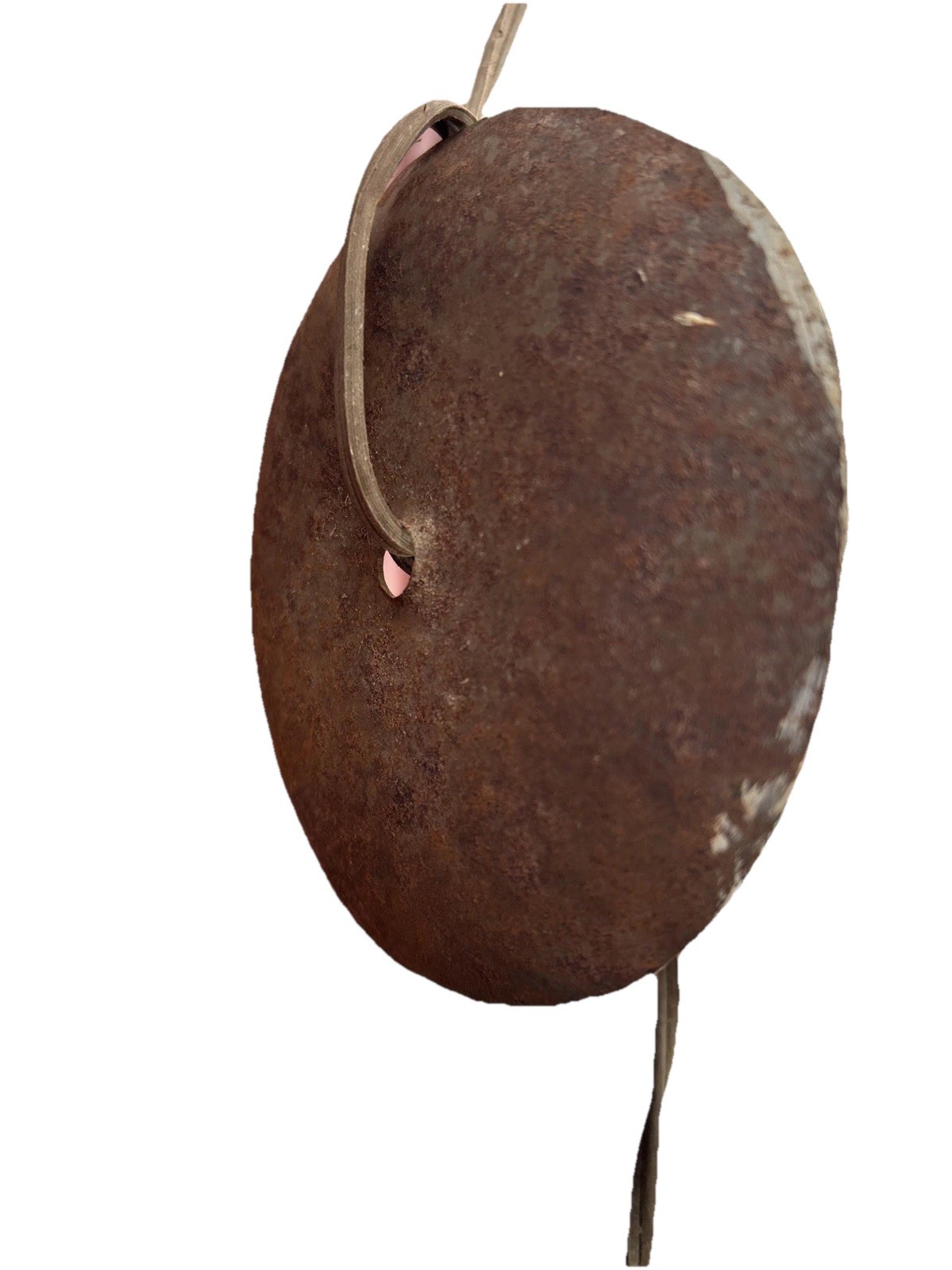 ANTIQUE HAND FORGED EARLY AMERICAN COLONIAL STYLE 6 ARM TIN CHANDELIER