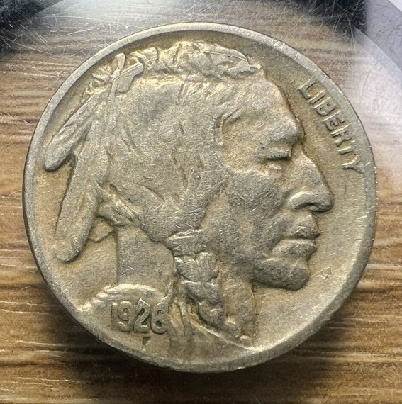 1926-P Buffalo Nickel - Actual Coin Shown - Free Shipping & Tracking INV#8