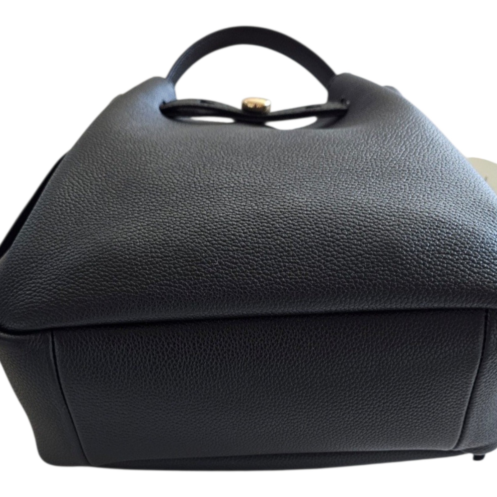 Tory Burch Women's Romy Pebbled Small Bucket Bag One Size Black NWT