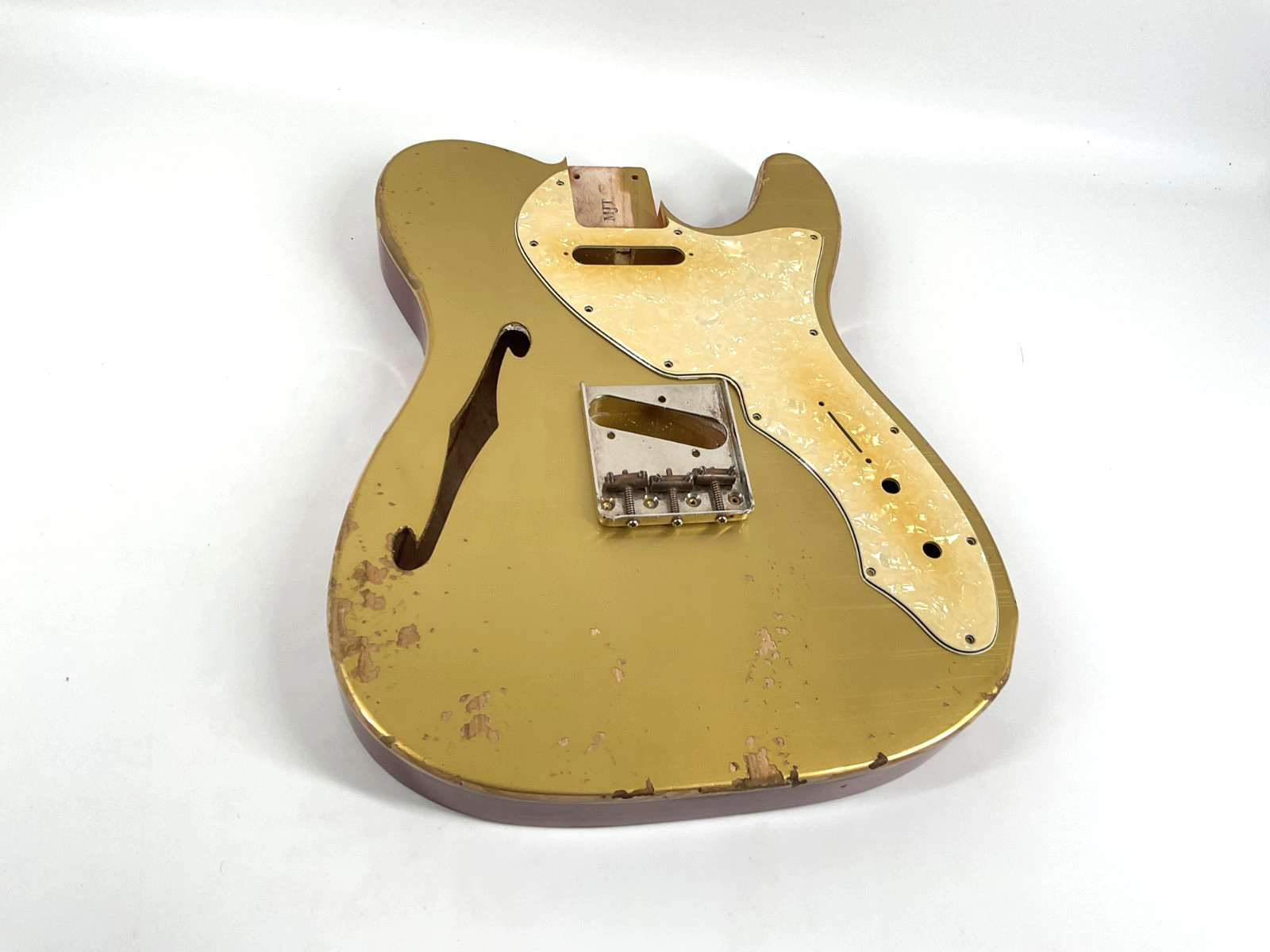 MJT Official Custom Vintage Aged Nitro Guitar Body by Mark Jenny VTL Ash Goldtop