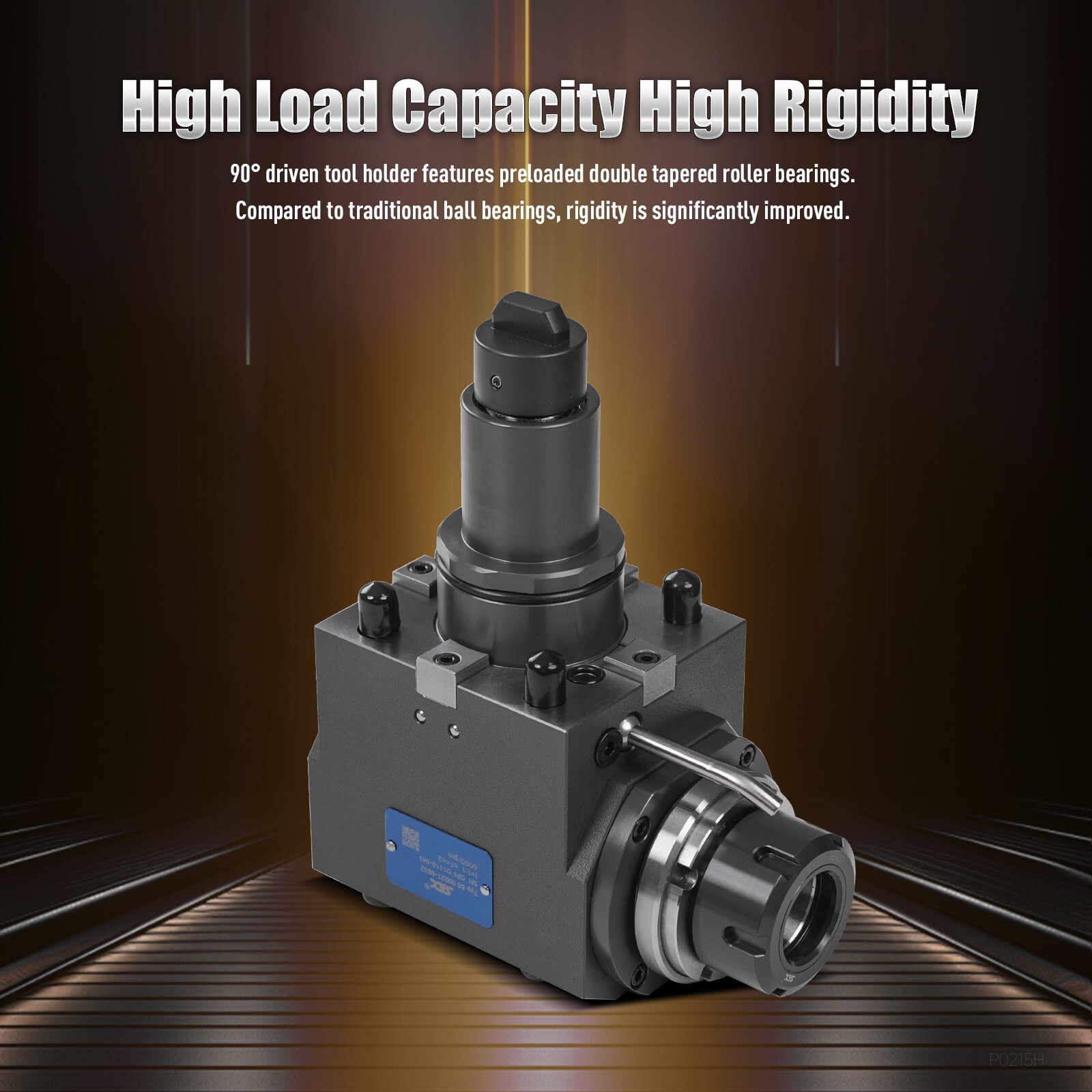 SFX BMT Driven Tool Holder BMT55 Internal Lock BMT55-90°-85-ER32-Y-N Tool Block