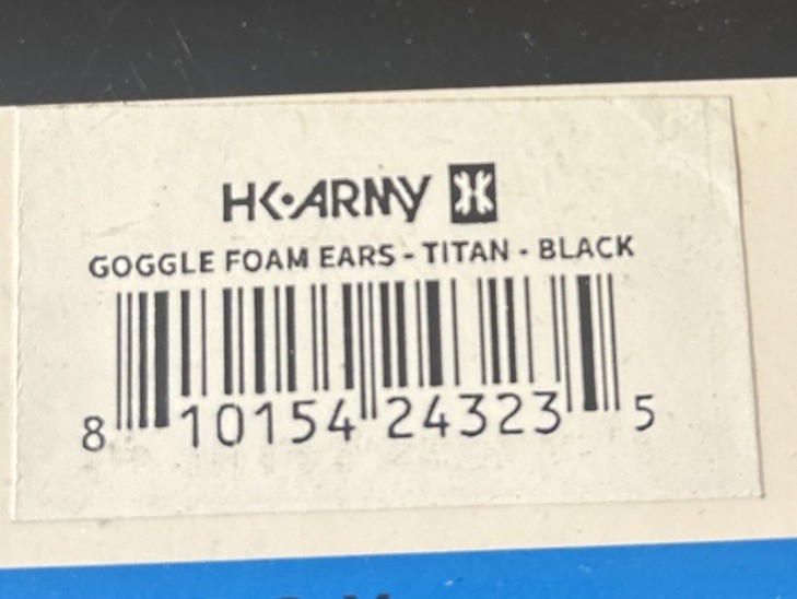 NEW HK Army Proflex Compressed Foam Ears - Titan - Black