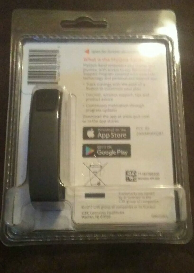 MY QUIT Band (Wearable Technology) Sealed NEW