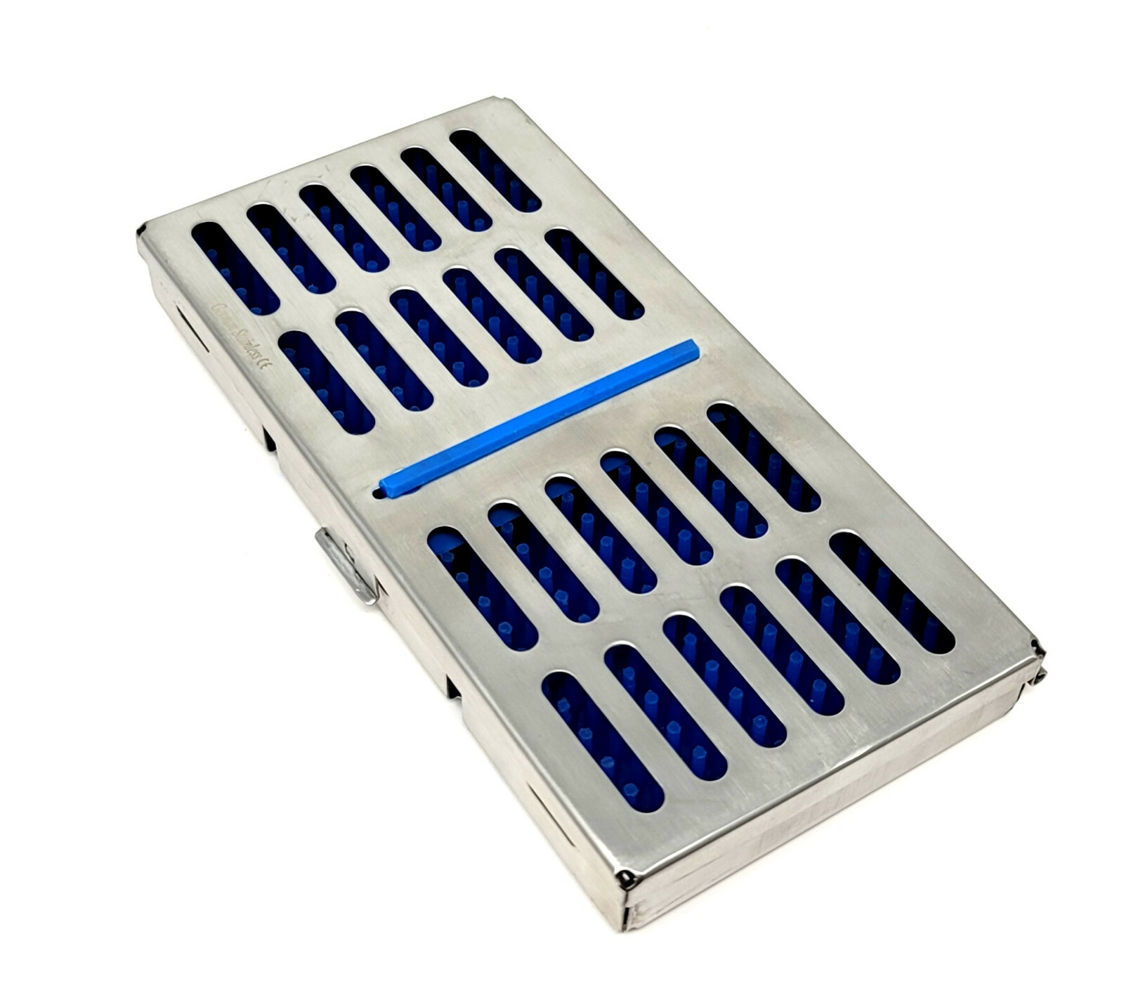 Sterilization Cassette Box 7.25"X3.5" With Silicone Pad For Surgical Instruments