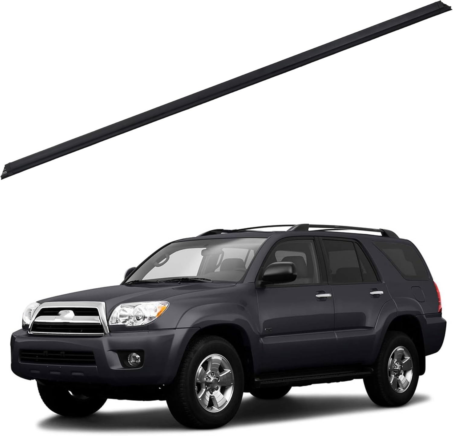 For Toyota 4Runner Hatch Rear Door Glass Outside Weatherstrip Liftgate Trim Seal